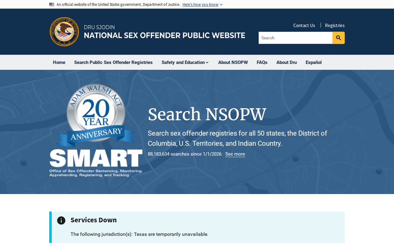 Elko County sex offender search through the national registry